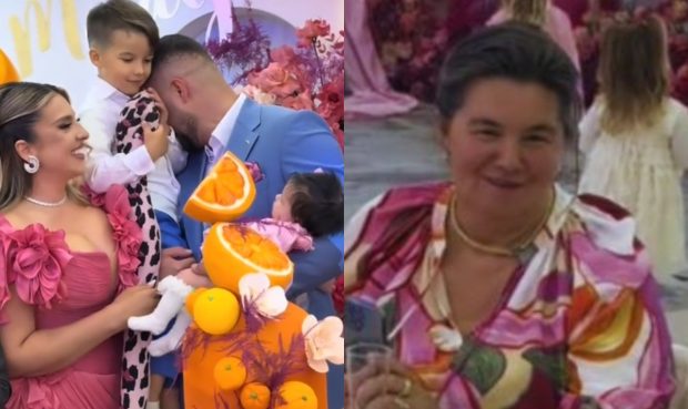 Imagine Stire Mama Geta a intervenit când Culiță Sterp a izbucnit în lacrimi la botezul fetiței lui. Cu copiii în brațe, artistul nu și-a stăpânit emoțiile | 2review.ro