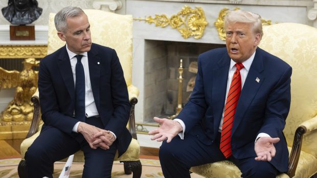 Mesajul clar transmis lui Donald Trump, chiar în Biroul Oval, de Mark Carney: „Canada nu este și nu va fi niciodată de vânzare”. Cum a răspuns președintele SUA