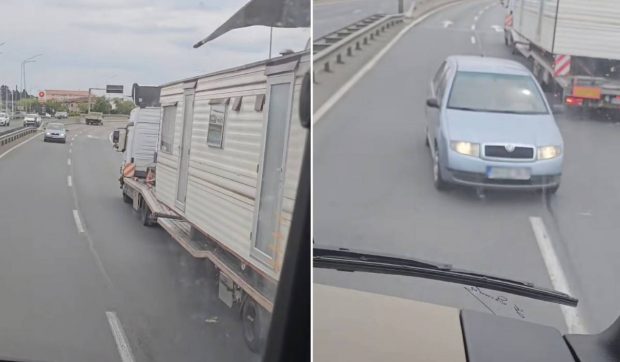 Tragedie evitată în ultimul moment pe Centura Oradea: un șofer a fost filmat în timp ce se deplasa pe contrasens