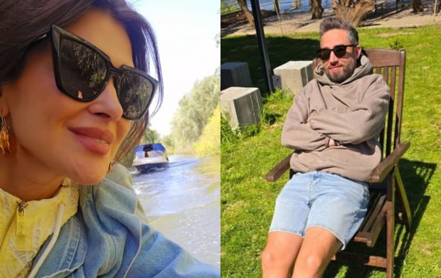 Imagine Stire Monica Bîrlădeanu, în brațele lui Valeriu Gheorghiță. Imagini neașteptate din vacanța lor în Delta Dunării: „Măreția naturii e de neegalat” | 2review.ro