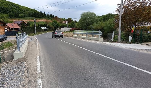 Un pod din Ciurila, Cluj, a fost construit în timp record: 7 luni în loc de 36