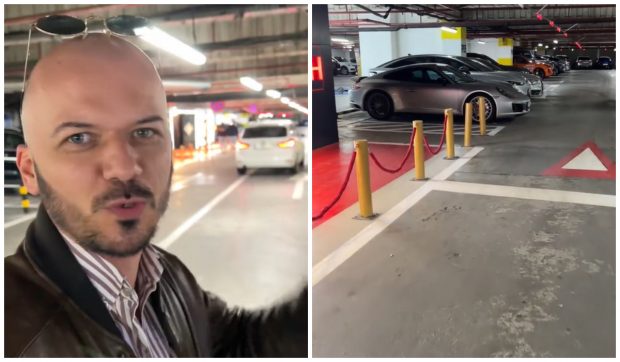 Influencer italian, uimit de parcarea unui mall din București: „Așa ceva nu vezi des”