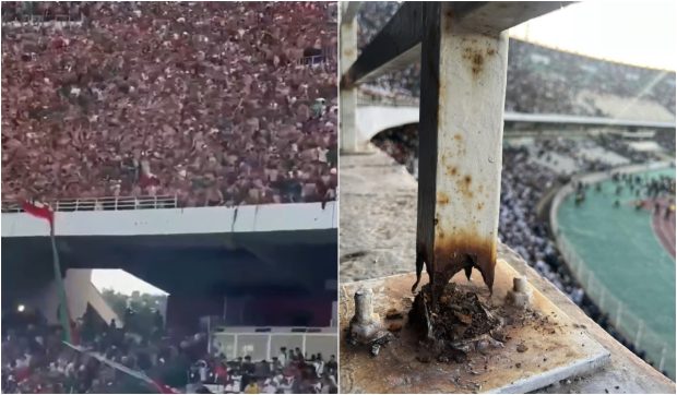 Trei morți și peste 70 de răniți în urma unui accident îngrozitor de pe un stadion de fotbal din Algeria | VIDEO