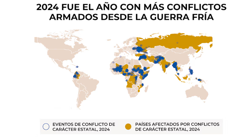 2024, anul cu cel mai mare număr de conflicte armate din 1946 încoace: „Al patrulea cel mai sângeros an de la sfârșitul Războiului Rece”