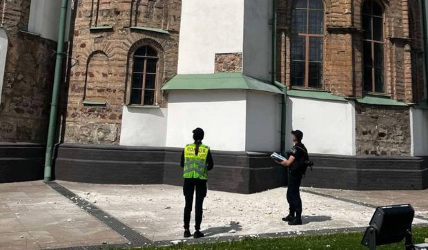 Rușii au lovit Catedrala Sfânta Sofia din Kiev, în timpul unuia dintre cele mai mari atacuri asupra Ucrainei: „Agresorul continuă să ucidă”