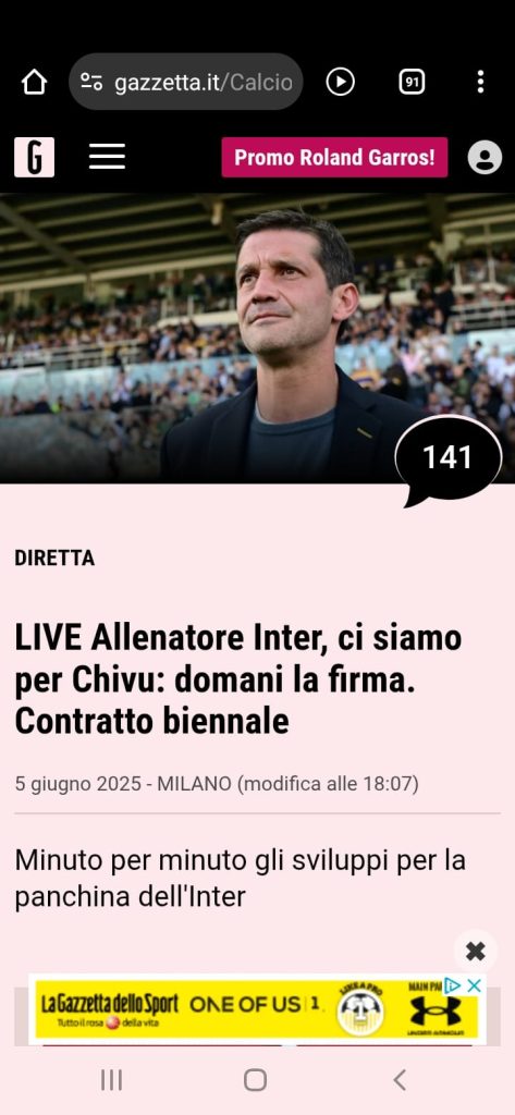 Cristi Chivu preia conducerea Inter Milano: Detaliile mutării spectaculoase! 1 chivu gazzetta