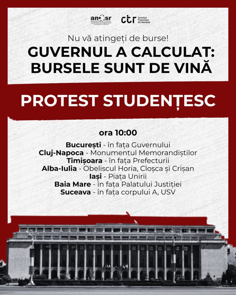 comunicat anosr protest burse