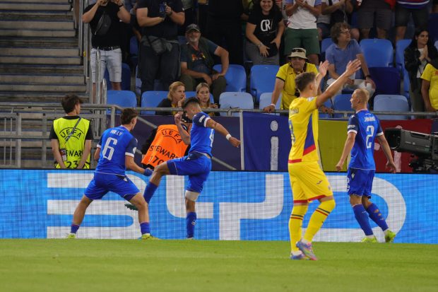 Romania – Slovacia, la Euro U21 2025. „Tricolorii mici” au pierdut și ultimul meci de la turneul final