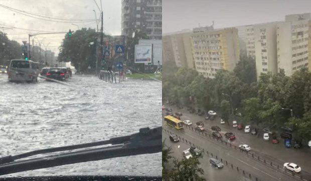 Bucureștiul, sub avertizare „Nowcastig” cod portocaliu de vijelii și ploi torențiale. A fost emis Ro-Alert, sunt zone inundate în Capitală și două avioane nu au putut ateriza la Otopeni