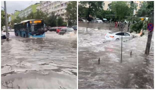 Explicații oficiale de la ANM pentru furtuna care a inundat Bucureștiul, luni după-amiază: „Marile orașe nu sunt pregătite”