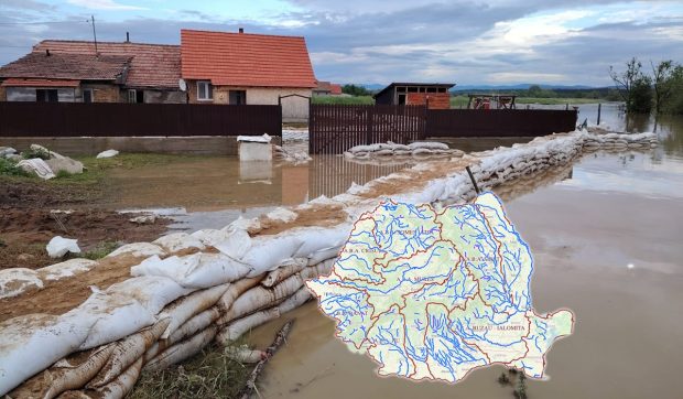 Zonele din România cele mai expuse la inundații. Va exista un climat diferit în 50-100 de ani