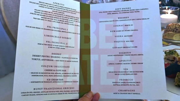 Care a fost meniul de la nunta Kirei Hagi cu Thomas Ferfelis. Invitații au petrecut la Cernica Events