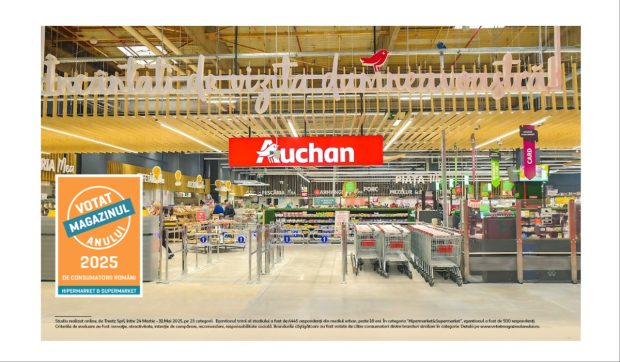 Auchan România, votat „Magazinul Anului 2025” în retailul autohton și premiat pentru produse marcă proprie românești