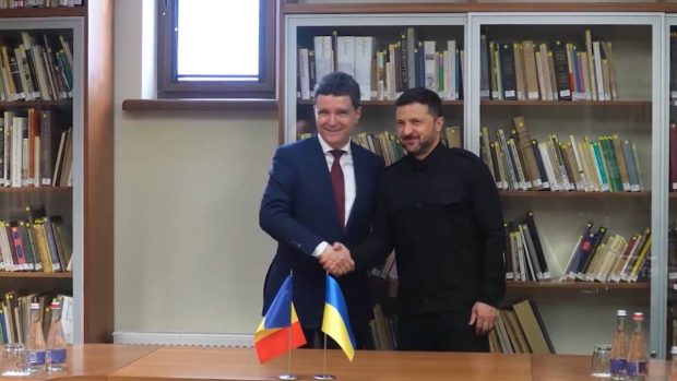Volodimir Zelenski, mesaj pe X după discuția cu Nicușor Dan de la Vilnius: „Ucraina poate conta pe sprijinul continuu al României”