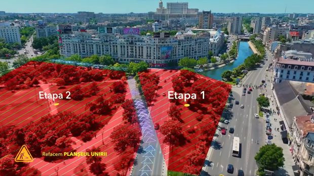 Piața Unirii intră în șantier pentru consolidarea Planșeului Unirii până în 2027. Toate detaliile, istoricul și rutele ocolitoare pentru șoferi | VIDEO