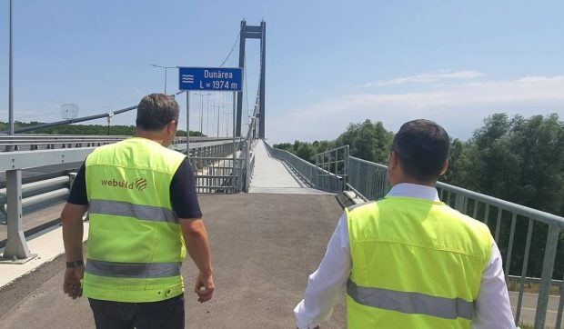 După doi ani de așteptare, Podul peste Dunăre de la Brăila intră în recepție. De când se va putea circula pe el
