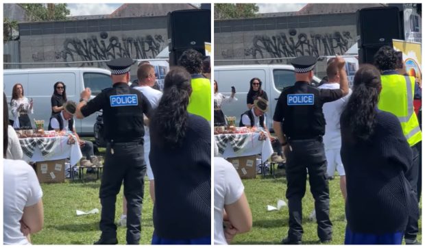 Un polițist din Anglia a dansat cu poftă pe versurile „Băutură, băutură și manele / Și femei de șapte stele” ale manelistului Cristi Dules