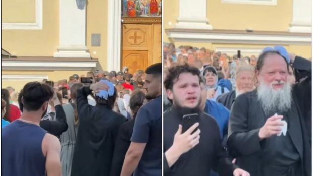 Preoți bătuți în Catedrala Mitropolitană din Cernăuți și persoane rănite, după ce mai mulți tineri mascați au intrat în lăcașul de cult