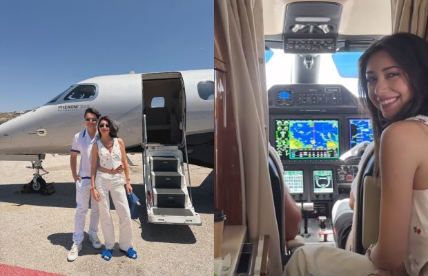 Imagine Stire Selly, în vacanță cu avionul privat în care a mâncat caviar și a ascultat manele. Unde a plecat cu iubita Smaranda și cuplul Antonia – Alex Velea | 2review.ro