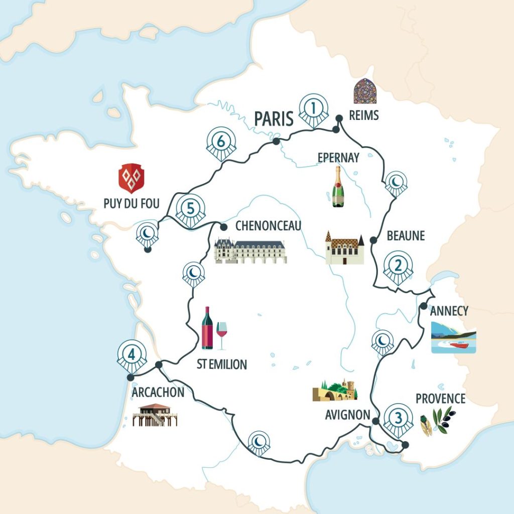 traseul trenului le grand tour franta