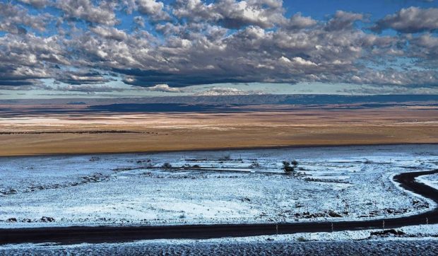 Cum arată Deșertul Atacama, cel mai arid deșert din lume, după ce a fost acoperit de un strat gros de zăpadă