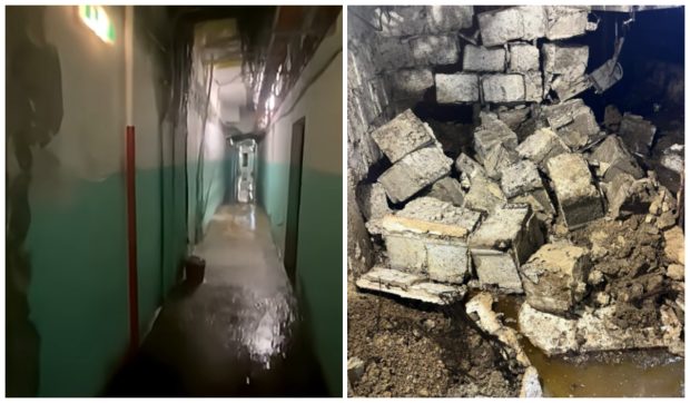 Un zid s-a prăbușit la metrou, la stația Piața Sudului de pe Magistrala 2, din cauza infiltrațiilor de apă