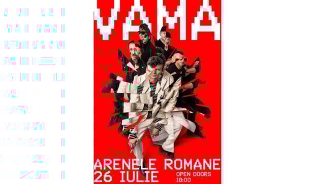 VAMA revine la Arenele Romane pe 26 iulie, pentru un concert de vară memorabil