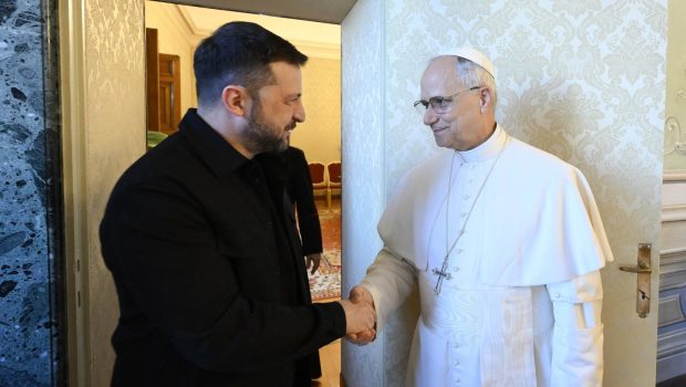 Italia găzduiește Conferința pentru reconstrucția Ucrainei. Volodimir Zelenski a fost primit de Papa Leon al XIV-lea