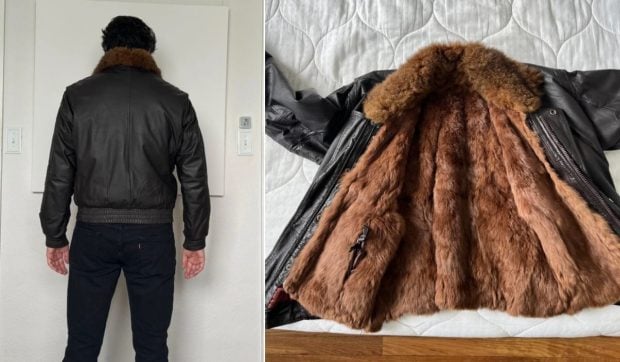Un bărbat a cumpărat o geacă de piele second-hand și a găsit un buzunar secret în care erau 400 de dolari
