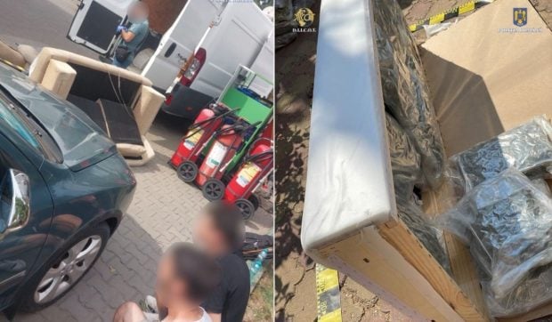 Un tânăr român și-a adus din Spania o canapea înțesată cu droguri, iar la livrare a fost așteptat de procurori și polițiști