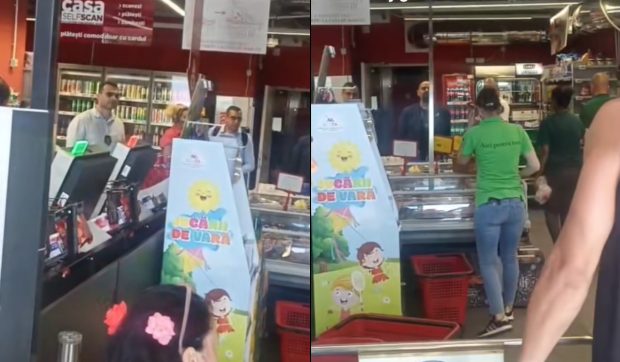 Piedone și inspectorii ANPC, luați la rost de clienți într-un magazin, după ce ar fi jignit vânzătoarele
