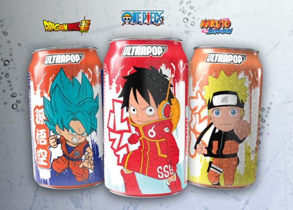 Nutrivita aduce bauturile carbogazoase Ultra Pop, inspirate de universul anime: Naruto, One Piece și Dragon Ball