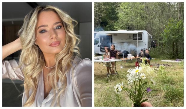 Laura Cosoi și familia ei au plecat în vacanță cu rulota. Experiența de care au avut parte. „Pe vremuri veneam aici cu părinții”