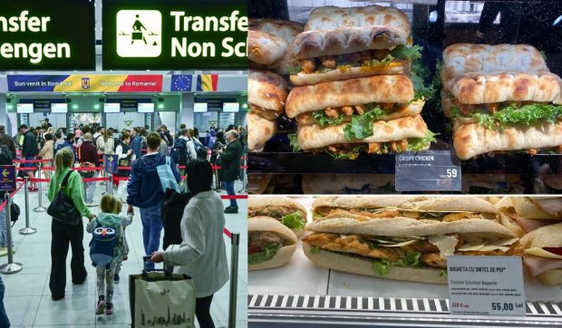 Mâncarea de pe Aeroportul Otopeni mai scumpă decât în Stockholm, Munchen sau Madrid: „Cele mai scumpe sandwhich-uri”