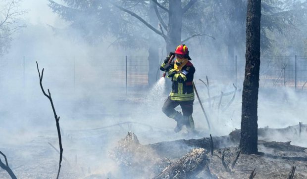 Pompierii români, la datorie în Franța pentru stingerea unui incendiu. Salvatorii au protejat un camping turistic