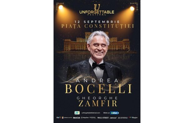 Andrea Bocelli și Gheorghe Zamfir, împreună pe scenă la Unforgettable Festival 2025. Momentul unic care va rămâne în istorie