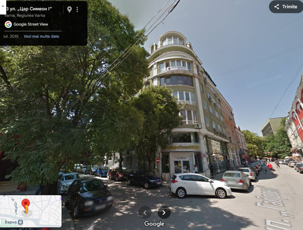 sediu Consulatului din Varna - Google Map