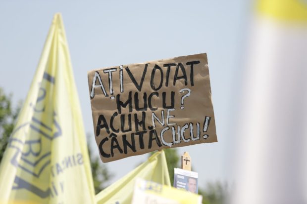Protest masiv al sindicatelor din Educație, pe 8 septembrie. Peste 30.000 de persoane sunt așteptate să iasă în stradă