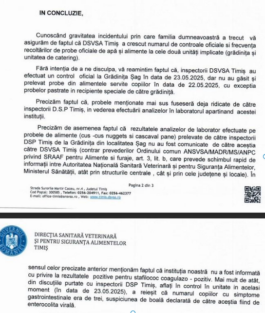 Stafilococ găsit în mâncarea din programul „Masă sănătoasă”. Un tată acuză mușamalizarea, sute de părinți apără școala. Explicația firmei de catering