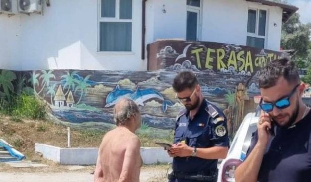 Turist din București încătușat la Eforie Sud: a intrat în mare deși era steag roșu și a fost agresiv cu salvamarii. Ce amendă a primit