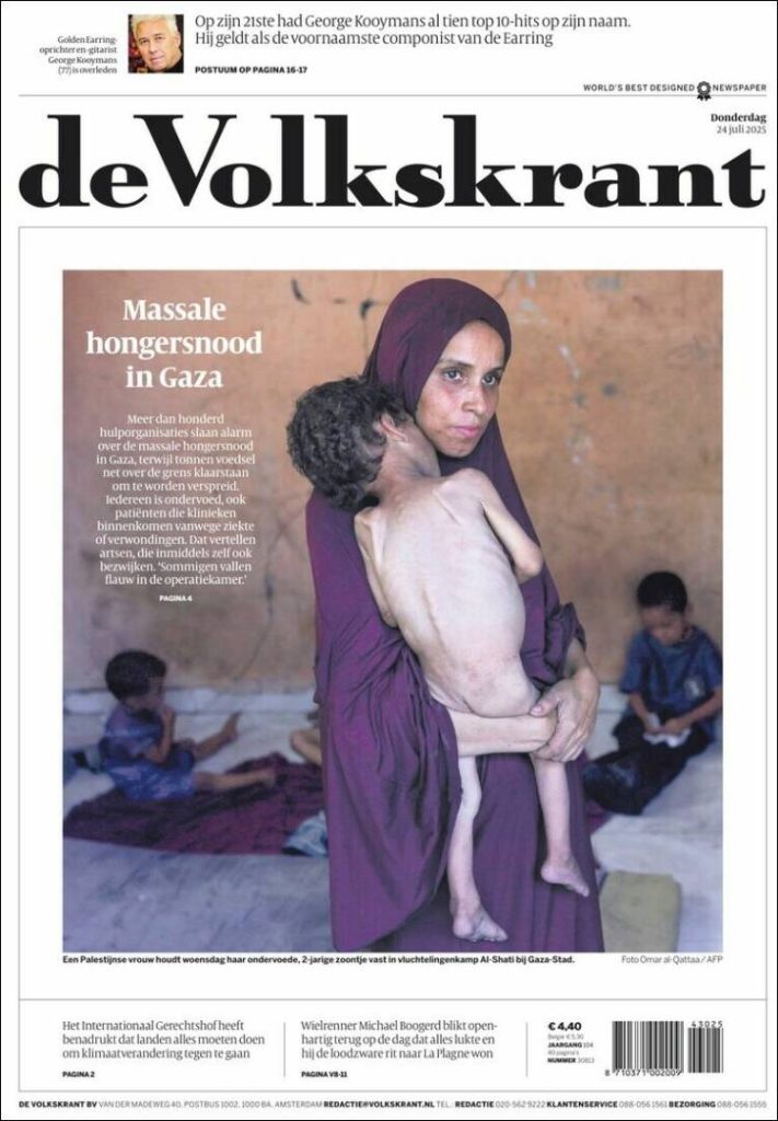 Copiii din Gaza suferă de foame: imagini șocante care îți vor frânge inima! 3 volkskrant 750