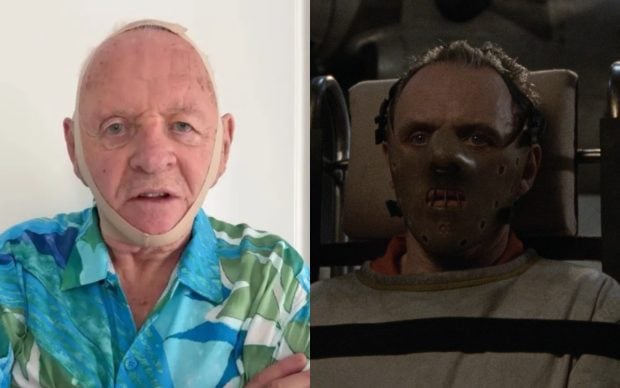 Anthony Hopkins râde de masca facială creată de Kim Kardashian. Cu ce o compară actorul: „Mulțumesc, Kim. Nu te teme să vii la cină”
