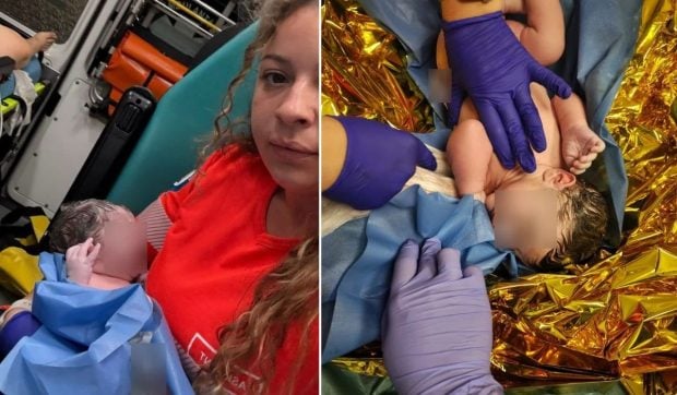 Bebeluș venit pe lume în ambulanța, în drum spre spital. Tânăra asistenta, la prima naștere din carieră: „Plânsetele au umplut autospeciala”
