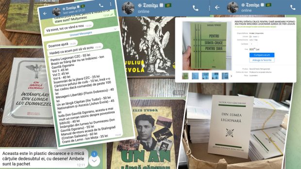 Comerțul cu cărți legionare, la liber pe internet. „V-o fac cadou, dacă cumpărați de peste 100 de lei”