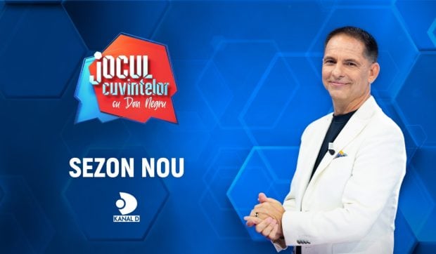 Dan Negru, primele declarații despre noul sezon „Jocul cuvintelor”. Când începe show-ul la Kanal D