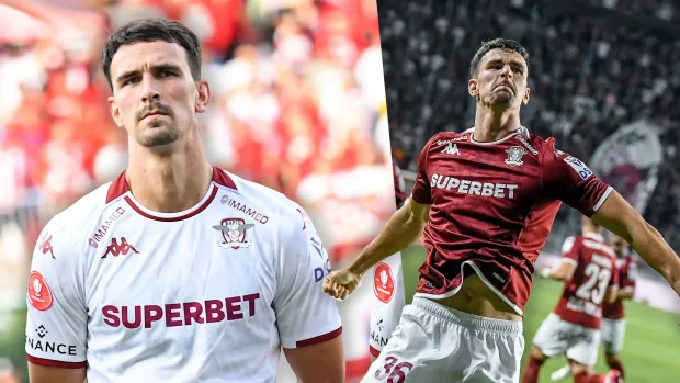 Filip Blažek a fost transferat în ziua meciului din Superligă. A fost prezentat la noua echipă