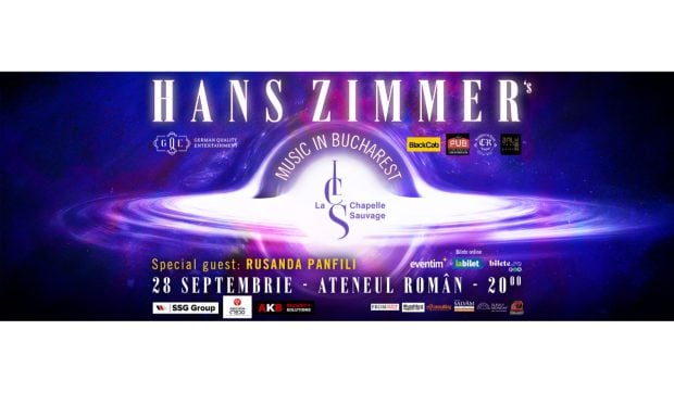 Violonista Rusanda Panfili şi Orchestra La Chapelle Sauvage  vor fermeca Bucureștiul cu muzica lui Hans Zimmer pe 28 septembrie la Ateneul Român