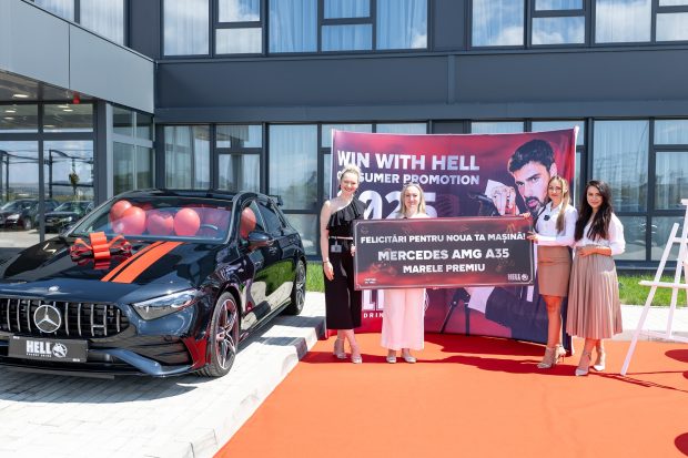 Marele premiu din campania HELL și-a găsit noul proprietar, câștigătorul unui Mercedes AMG A35
