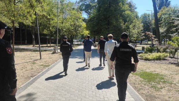 Liderul unui partid pro-rus, dus la poliție după ce a plănuit blocarea coloanei liderilor europeni veniți în Republica Moldova