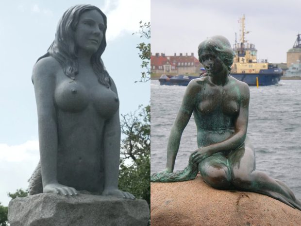 „Marea Sirenă” cu bust generos din Copenhaga, considerată prea vulgară: „Se potrivește mai bine cu vremurile noastre”